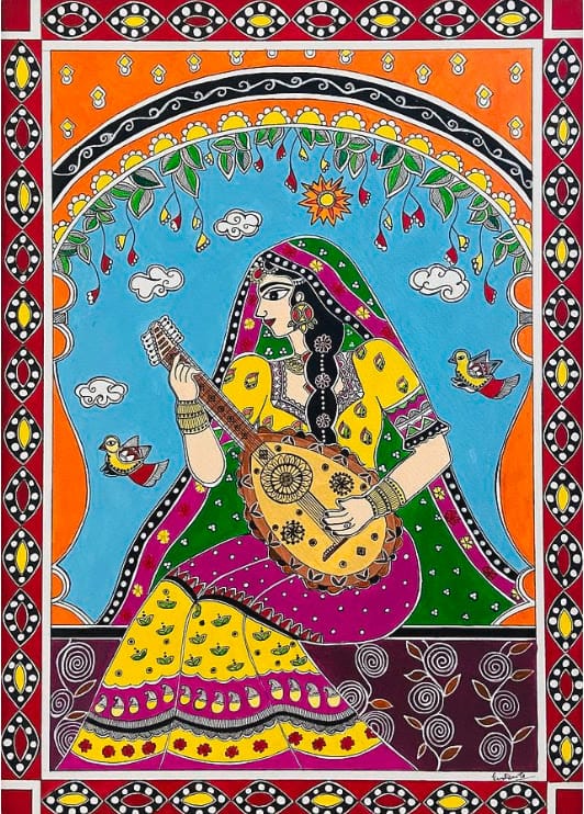 Madhubani painting of Mithila