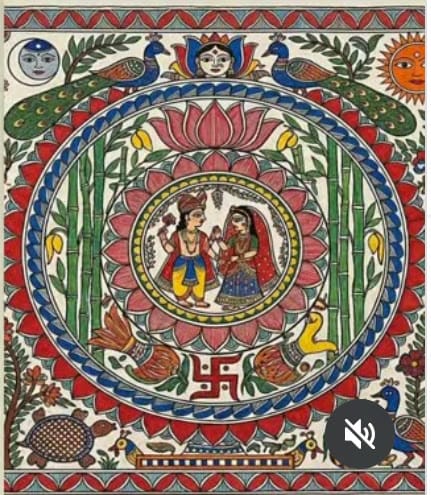 Madhubani painting of Mithila